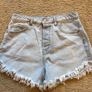 Target Wild Fable FrayedHem Denim Shorts SZ 8 NWOT